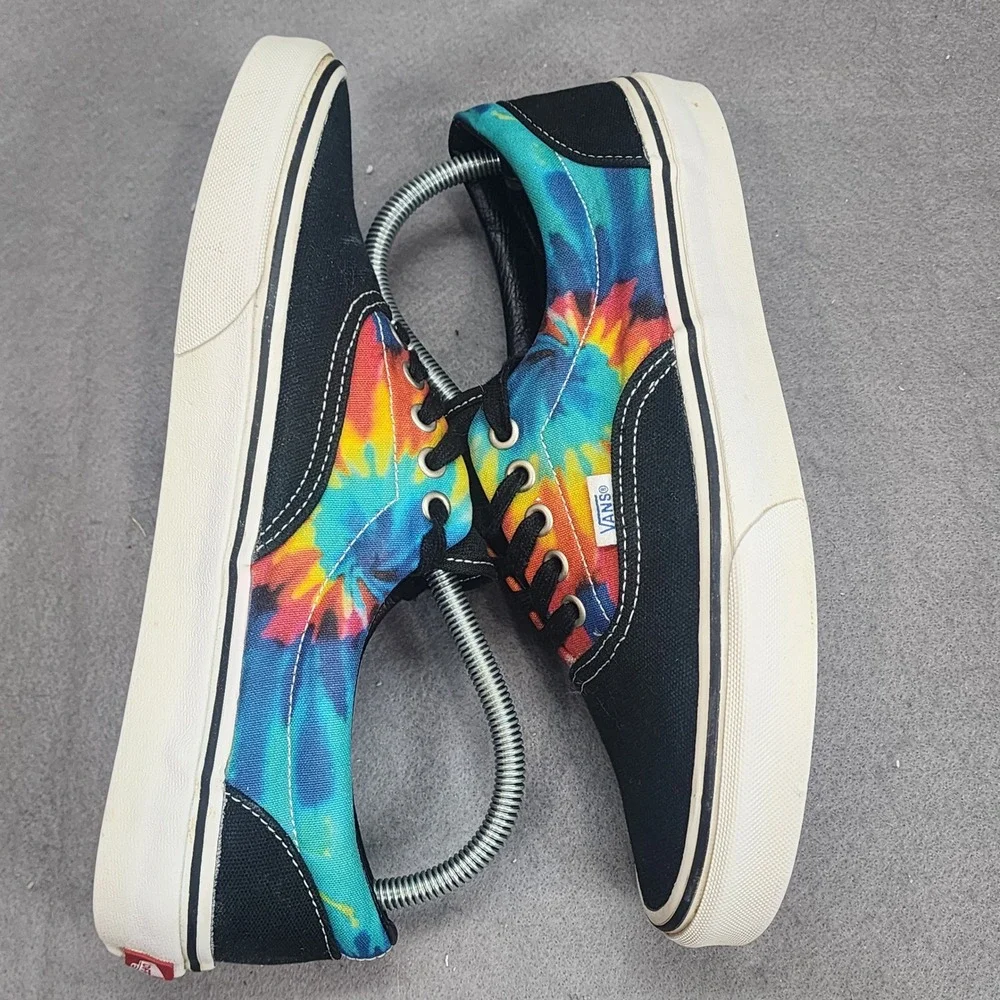 Vans Era Sneakers Black Tie Dye Low Top Unisex Men 8.5 Women 10